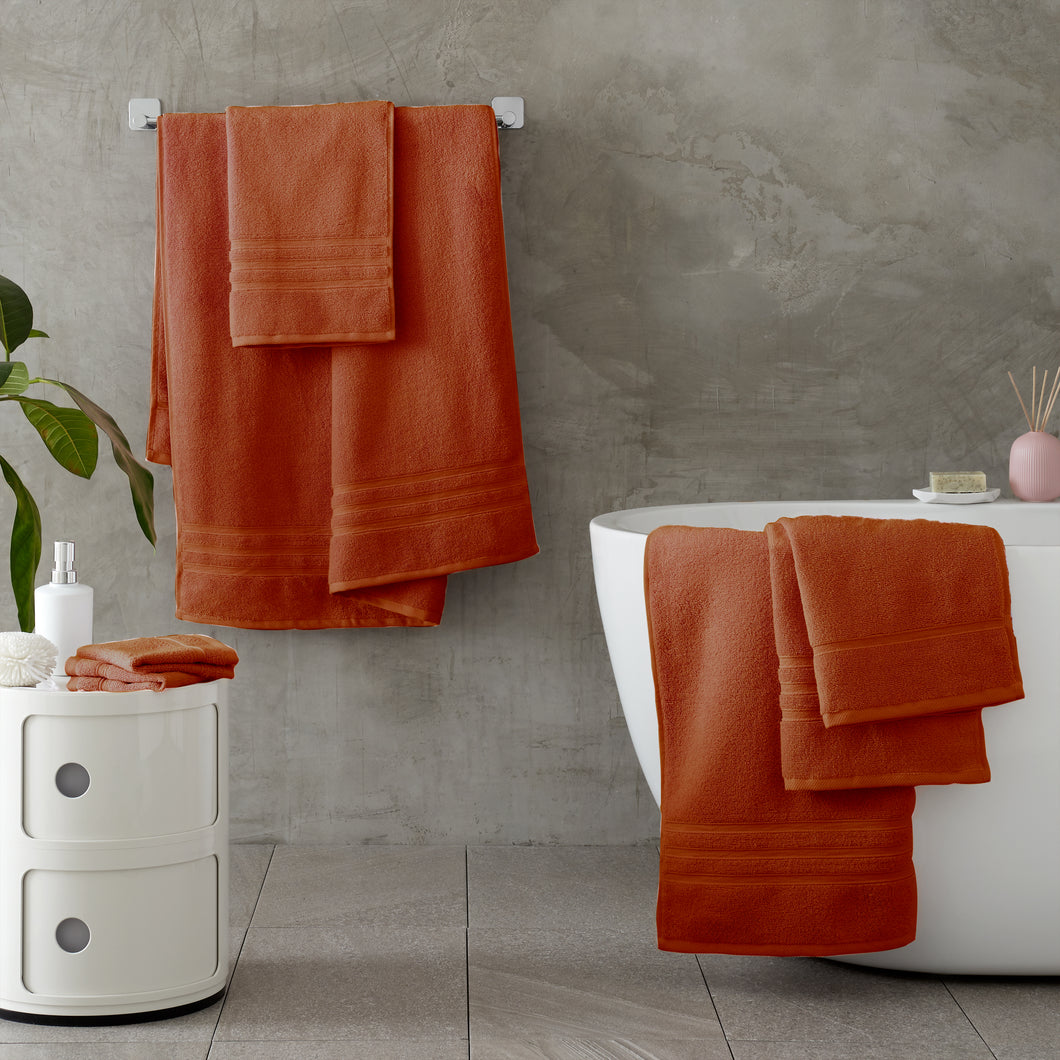 Zero Twist Towel Range - Terracotta