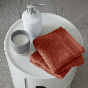 Zero Twist Towel Range - Terracotta