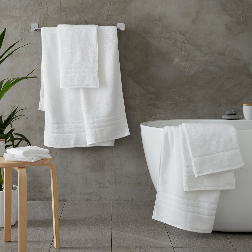 Zero Twist Towel Range - White