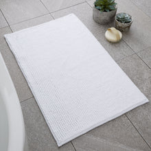 Load image into Gallery viewer, Bobble Bath Mat White
