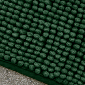 Bobble Bath Mat Dark Green