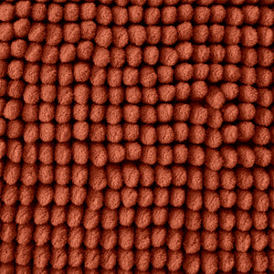 Bobble Bath Mat Terracotta