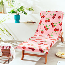 Load image into Gallery viewer, Cherries Beach Lounger Towel
