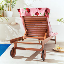 Load image into Gallery viewer, Cherries Beach Lounger Towel
