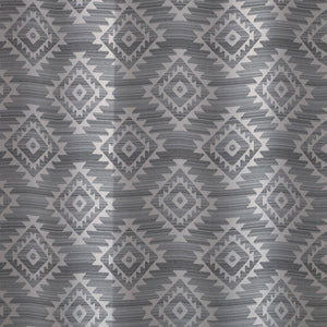 Textured Stripe Shower Curtain - Silver