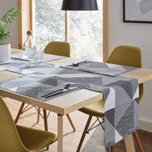 Load image into Gallery viewer, Larsson Geo Table Runner - Grey
