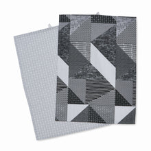 Load image into Gallery viewer, Larsson Geo Tea Towel Pair - Grey
