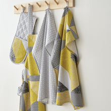 Load image into Gallery viewer, Larsson Geo Tea Towel Pair - Ochre
