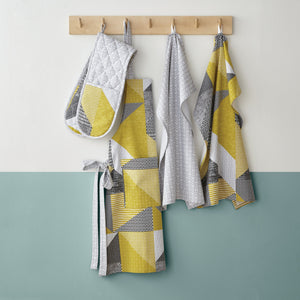 Larsson Geo Tea Towel Pair - Ochre