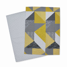 Load image into Gallery viewer, Larsson Geo Tea Towel Pair - Ochre
