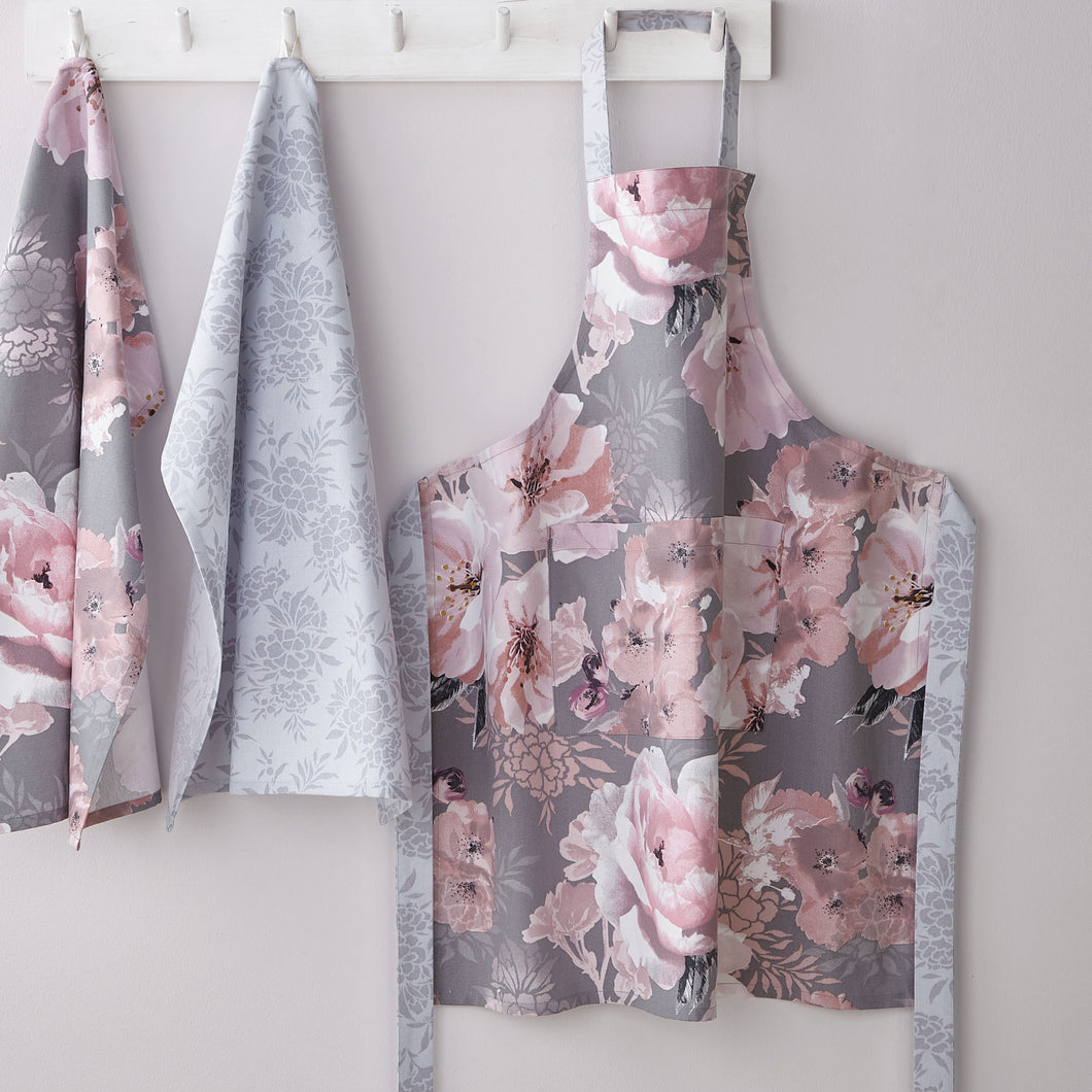 Dramatic Floral Apron