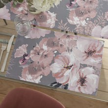 Load image into Gallery viewer, Dramatic Floral Placemat Pair
