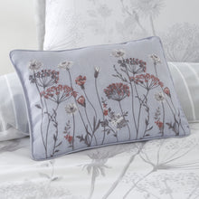 Load image into Gallery viewer, Meadowsweet Floral Filled Cushion - White
