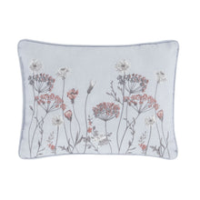 Load image into Gallery viewer, Meadowsweet Floral Filled Cushion - White
