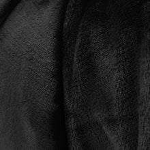 Load image into Gallery viewer, Raschel Velvet Touch Throw - Black
