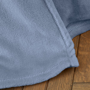 Raschel Velvet Touch Throw - Blue
