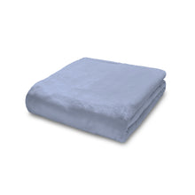 Load image into Gallery viewer, Raschel Velvet Touch Throw - Blue
