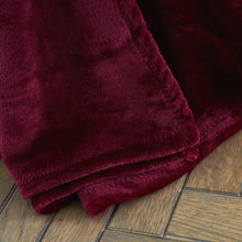 Load image into Gallery viewer, Raschel Velvet Touch Throw - Red
