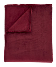 Load image into Gallery viewer, Extra Large Raschel Super Soft Fleece Throw - Red
