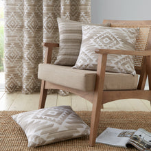 Load image into Gallery viewer, Shower Proof - 3 Pack Aztec Geo Cushion Covers - Natural
