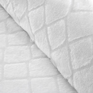 Cosy Diamond Duvet Set - White