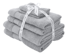 Load image into Gallery viewer, Anti-Bacterial 6 Piece Towel Bale - Silver

