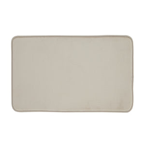 Anti-Bacterial Memory Foam Bath Mat - Natural