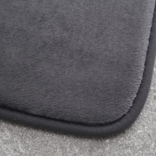 Load image into Gallery viewer, Anti-Bacterial Memory Foam Bath &amp; Pedestal Mat - Charcoal
