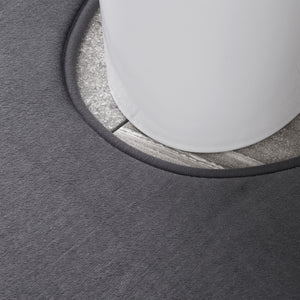 Anti-Bacterial Memory Foam Bath & Pedestal Mat - Charcoal