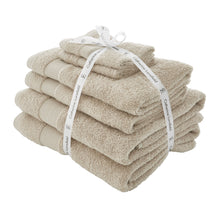 Load image into Gallery viewer, Anti-Bacterial 6 Piece Towel Bale - Natural
