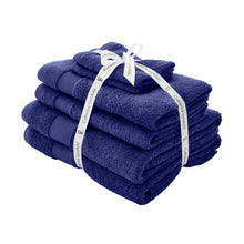 Load image into Gallery viewer, Anti-Bacterial 6 Piece Towel Bale - Navy
