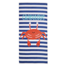 Load image into Gallery viewer, Crabulous Beach Towel
