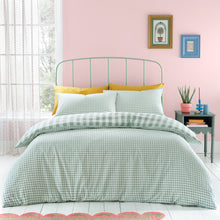 Load image into Gallery viewer, Seersucker Gingham Check - Green
