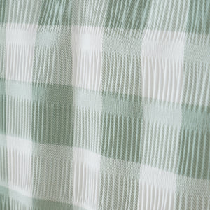 Seersucker Gingham Check - Green