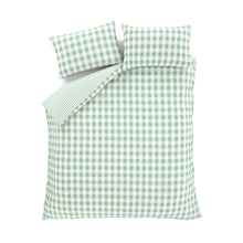 Load image into Gallery viewer, Seersucker Gingham Check - Green
