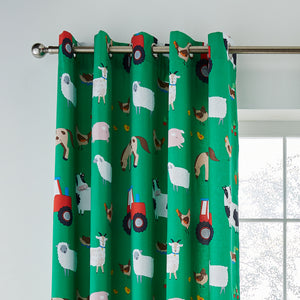 Farmyard Eyelet Curtains