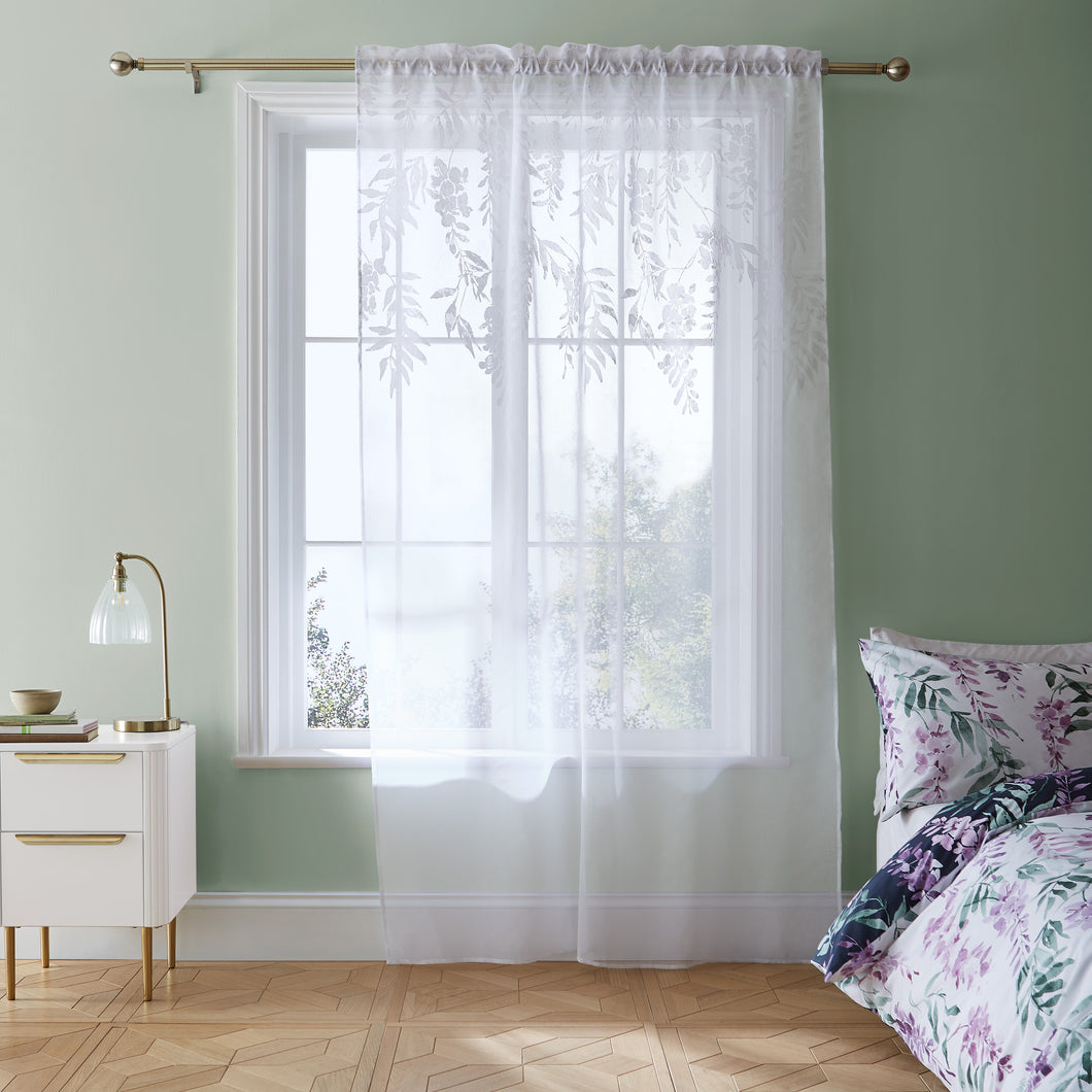 Wisteria Slot Top Voile Panel
