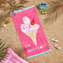 Load image into Gallery viewer, I&#39;m Melting Beach Towel
