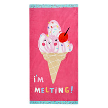 Load image into Gallery viewer, I&#39;m Melting Beach Towel
