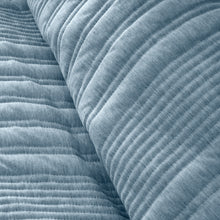 Load image into Gallery viewer, Tamba Jersey Stripe Duvet Set - Chambray
