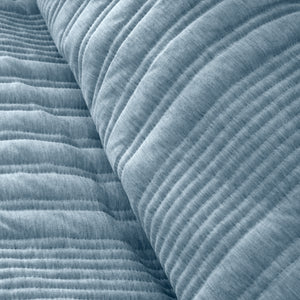Tamba Jersey Stripe Duvet Set - Chambray
