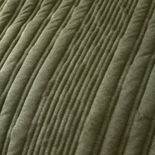 Load image into Gallery viewer, Tamba Jersey Stripe Duvet Set - Olive
