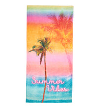 Load image into Gallery viewer, Summer Vibes Beach Towel
