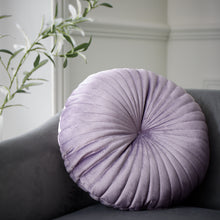 Load image into Gallery viewer, Round Cushion - Lilac
