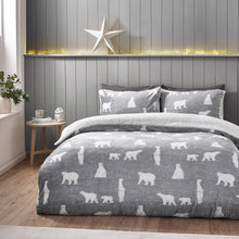 Load image into Gallery viewer, Cosy Polar Bear Duvet Set
