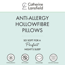 Load image into Gallery viewer, Anti Allergy Hollowfibre Pillow Pair
