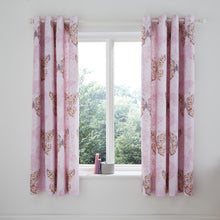 Load image into Gallery viewer, Enchanted Butterfly Eyelet Curtains
