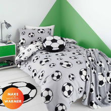 Load image into Gallery viewer, Football Fleece Duvet Set
