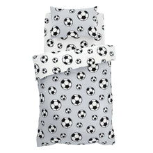 Load image into Gallery viewer, Football Fleece Duvet Set
