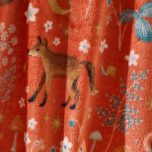 Load image into Gallery viewer, Enchanted Twilight Animals Blanket - Burnt Orange
